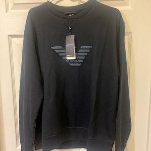 Sold!!! Emporio Armani blue sweatshirt XL